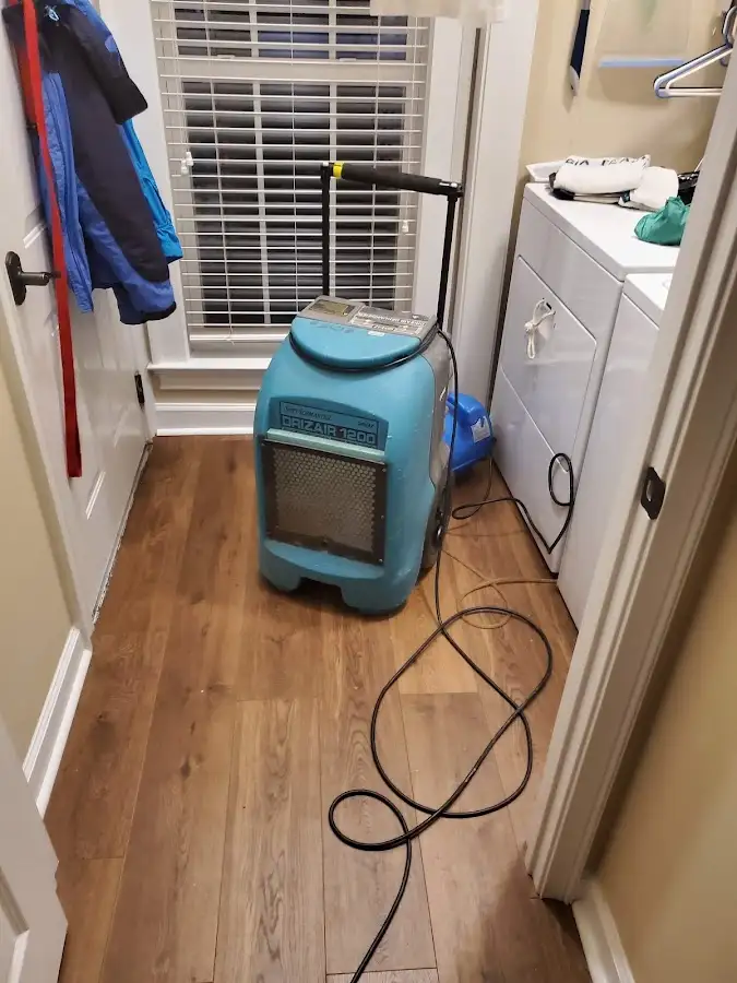 Commercial dehumidifier deployed for Crawl Space Restoration in Wheaton